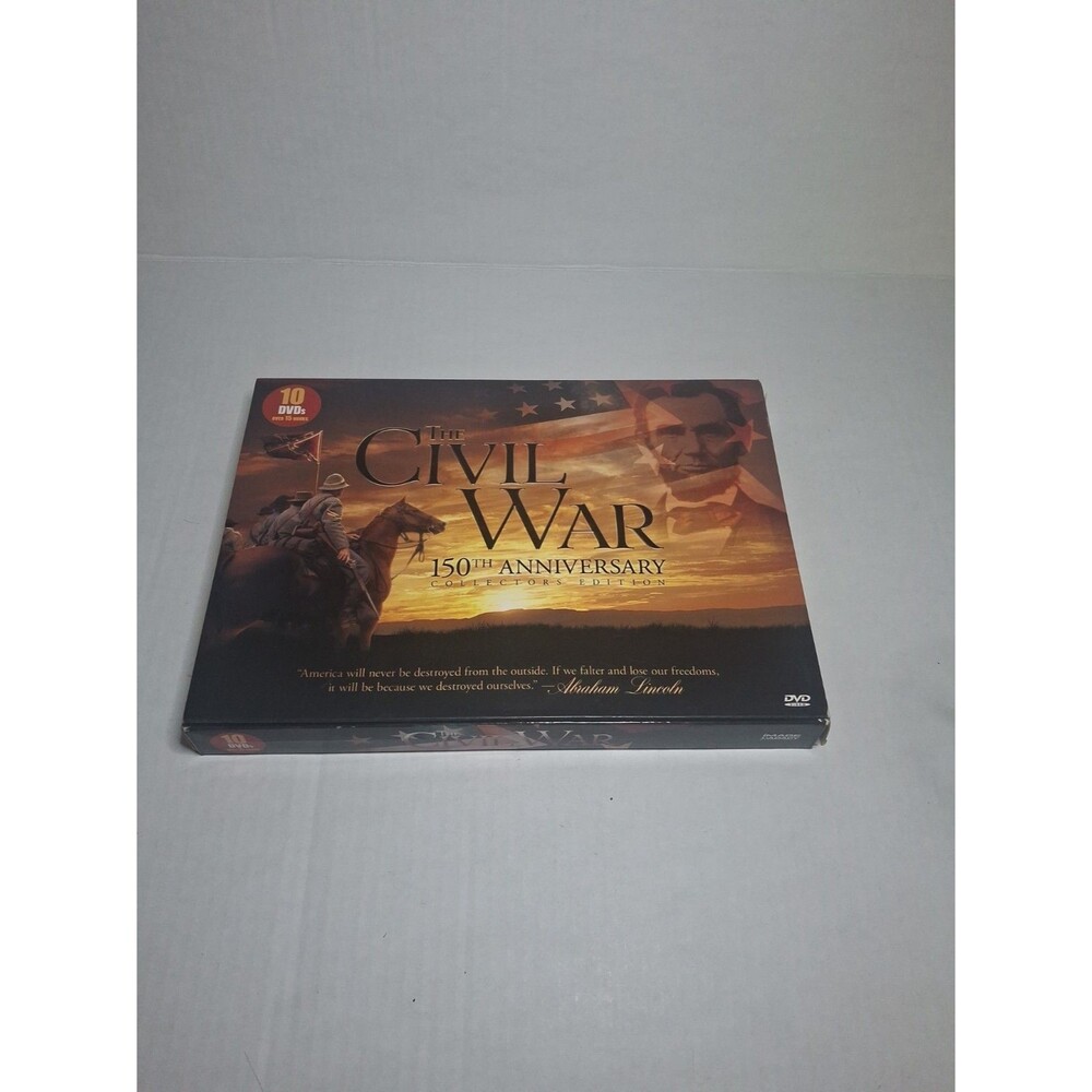 The Civil War: 150th Anniversary Collector's Edition (DVD, 2011) 10 DVD Set New